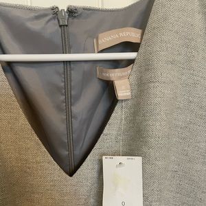 Banana republic light gray size 0 dress